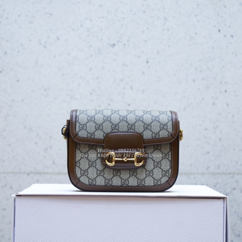 KG-Túi Gucci 1955 màu nâu sz mini
