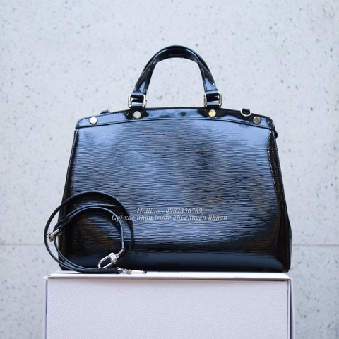 KG-Túi lv brea da epi màu đen size mm