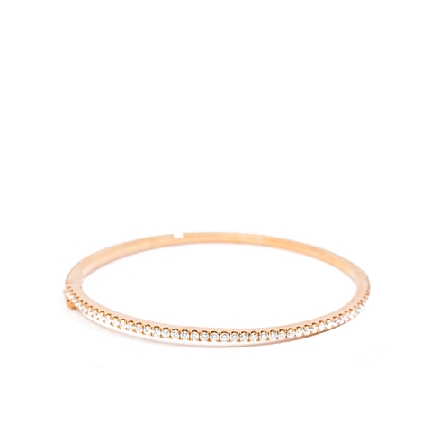 Kim Cương Lắc Tay Hình Tròn Full Kim Cương Màu Vàng Hồng