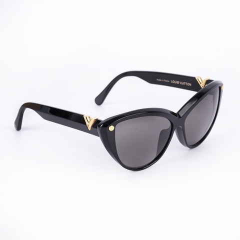 Kính Louis Vuitton Màu Đen Khóa Vàng