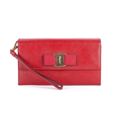 Ví Salvatore Vara Màu Đỏ Khóa Vàng