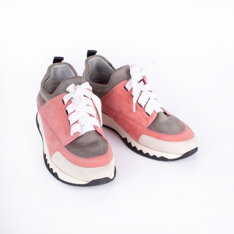 Sneakers Hermès Stardium 35 Màu Hồng Ghi