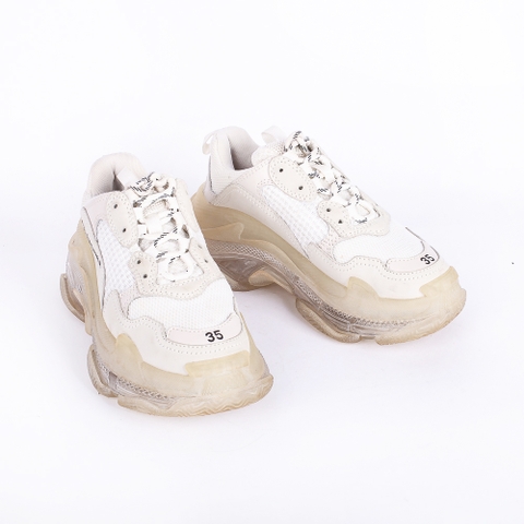 Sneakers Balenciaga Triple S 35 Màu Trắng