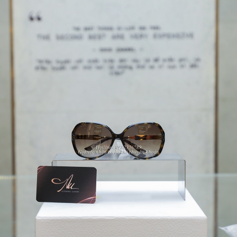 Kính Gucci gọng vàng mắt đồi mồi