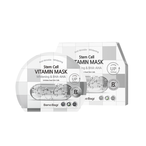 Mặt nạ BanoBagi Stem Cell Vitamin Mask Whitening & Bha-Aha