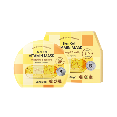 Mặt nạ BanoBagi Stem Cell Vitamin  Mask Whitening And Tone up