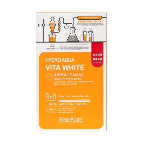 Mặt nạ dưỡng da Reinplatz Hydro Aqua Vita White Ampoule Mask