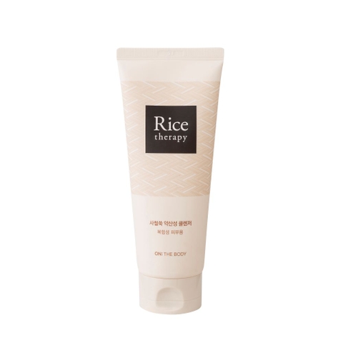 Sữa Rửa Mặt On: The Body Rice Therapy Artemisia Ph Balance Cleanser Chiết Xuất Ngải Cứu Cho Da Khô 150g