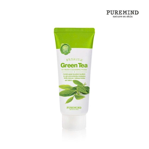 SỮA RỬA MẶT PURE MIND GREEN TEA SO FRESH CLEANSING FOAM