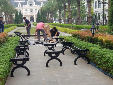 HÀNG RÀO SẮT NGHỆ THUẬT - THẠCH BÀN LAKESIDE