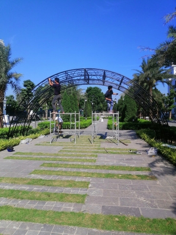 HÀNG RÀO SẮT NGHỆ THUẬT - THẠCH BÀN LAKESIDE