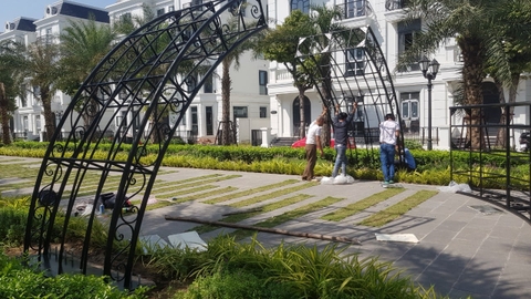 HÀNG RÀO SẮT NGHỆ THUẬT - THẠCH BÀN LAKESIDE