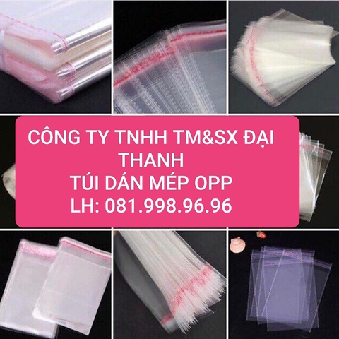 Túi dán mép OPP