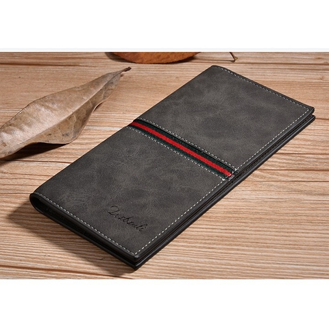 Bóp ví nam dài đẹp thời trang Hàn Quốc da PU XIMO VND01-A1