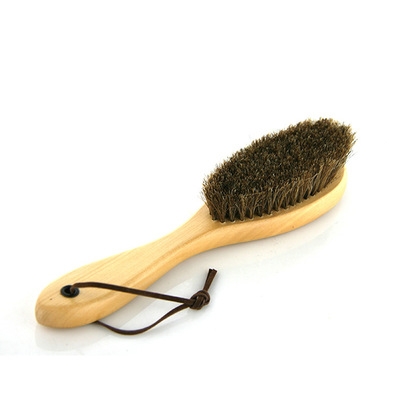 Bàn chải đánh giày lông ngựa linh hoạt không bị bẩn tay (BCDG18)