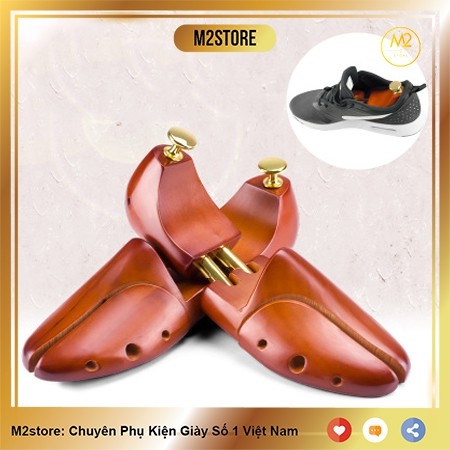 Cây giữ form giày gỗ nguyên khối cao cấp shoe tree bảo vệ giày (CGFG12)