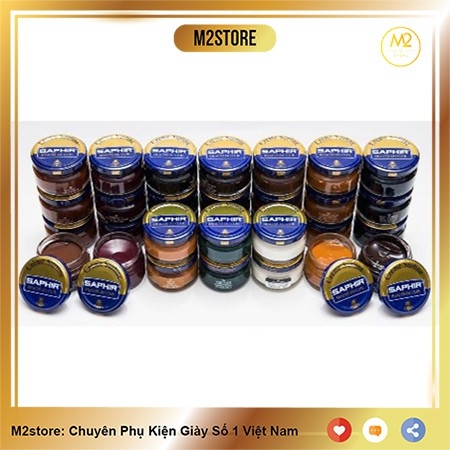 Kem dưỡng da giày Cream Surfine Saphir 50ml (XDG07)