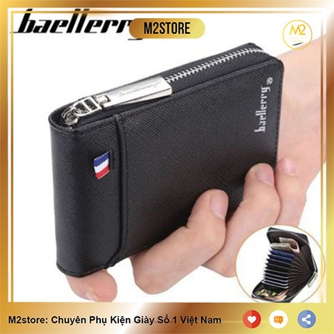 Bóp ví nam thời trang Hàn Quốc nhỏ gọn cao cấp trẻ trung Baellerry (VNN18-A1)