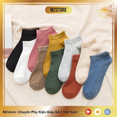 Vớ tất cổ ngắn nữ, tất thuyền style đơn giản cực xinh TNG20-G6