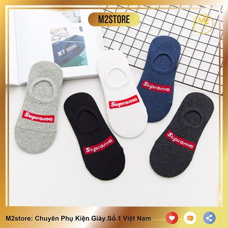 Combo 5 Đôi Tất Vớ Lười Nam Chống Trượt In Hình Họa Tiết Độc Đáo TL05