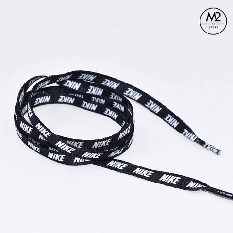 Dây Giày In Chữ Đen - Trắng (Bản Đẹp)