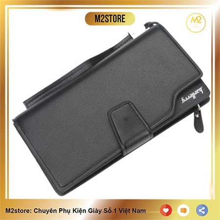 Bóp ví nam dài đẹp Baellerry cao cấp Hàn Quốc, sang trọng, lịch lãm (VND08-A1)