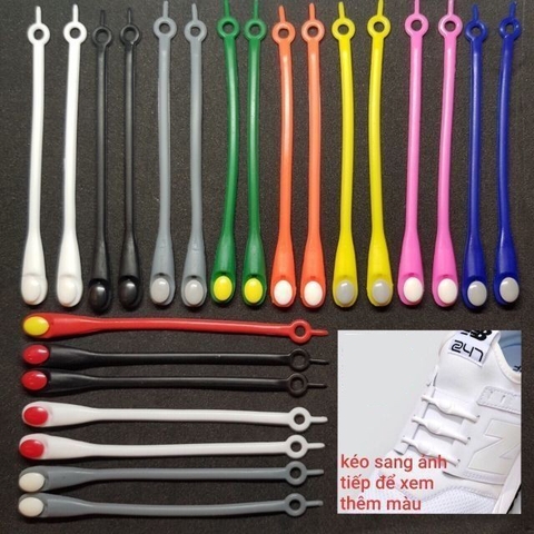 Dây giày Silicon thông minh Hilaces - Bộ 14 dây kèm Video hướng dẫn