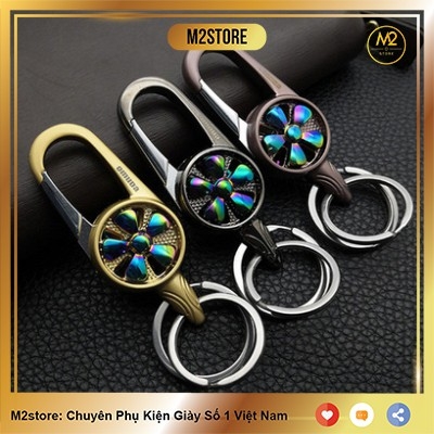 Móc Khóa Xe Máy, Ô Tô OMUDA Thép Không Gỉ Thiết Kế Cá Tính, Sang Trọng MK23