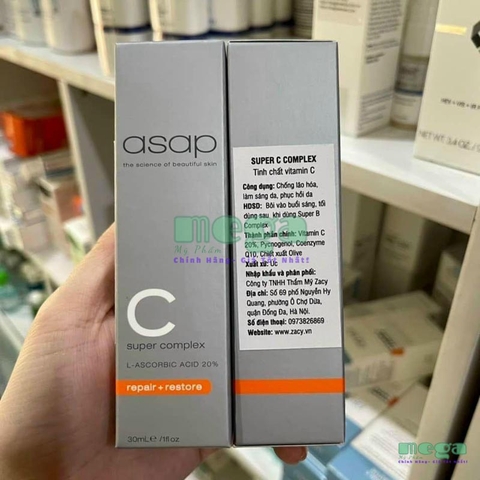 Tinh chất Asap Super C Complex Serum 30ml [Chính Hãng]