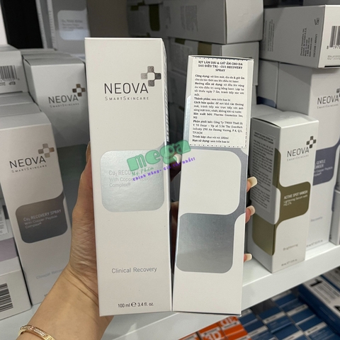 Neova Cu3 Recovery Spray 100ml – Xịt Làm Dịu Và Phục Hồi Da