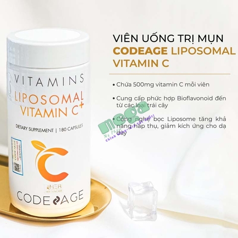 Liposomal Vitamin C CodeAge Giá Bao Nhiêu? Mua Ở Đâu Chính Hãng?