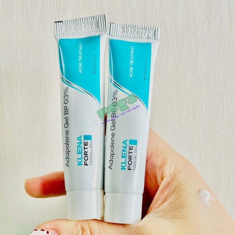 Gel Trị Mụn KLENA Forte Adapalene 0.3% Giá Bao Nhiêu? Mua Ở Đâu Chính Hãng?