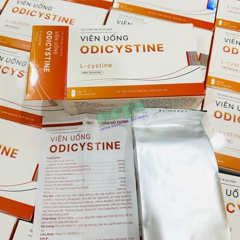 Viên Uống ODICYSTINE- Hỗ Trợ Giảm Sạm Da 30 Viên