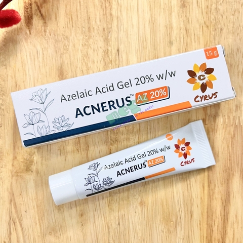 Acnerus Az 20% Cyrus – Gel Bôi Giảm Mụn, Mờ Thâm 15g