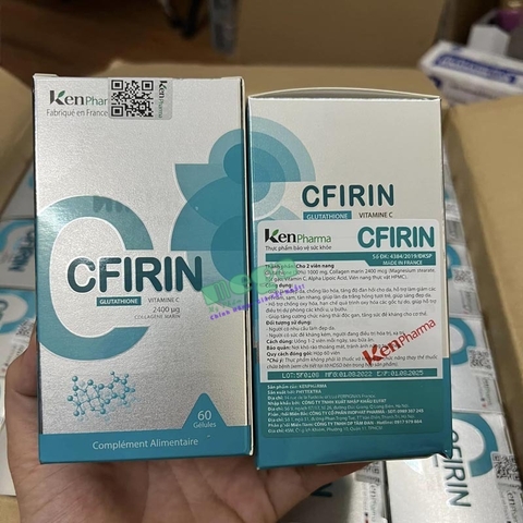 Viên Uống Cfirin Glutathion Kenpharma 60 Viên [Chính Hãng]