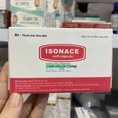 Thuốc Isonace 10mg Giá Bao Nhiêu? Mua Ở Đâu Chính Hãng?