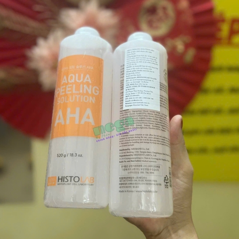 Histolab Aqua Peeling Solution AHA 520ml - Dung Dịch Tẩy Tế Bào Chết