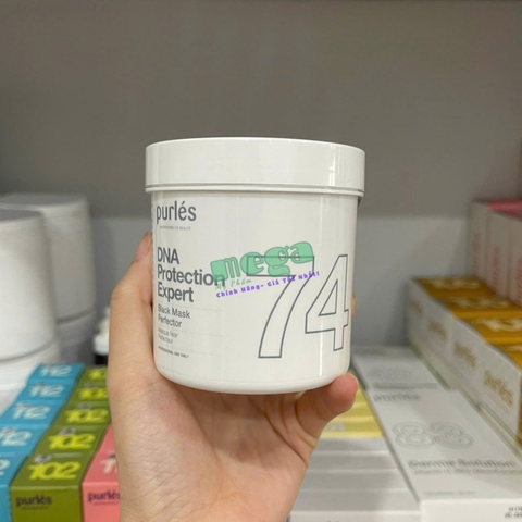 Purles 74 DNA Protection Expert -  Mặt Nạ Than Hoạt Tính Cao, Đào Thảo Độc Tố