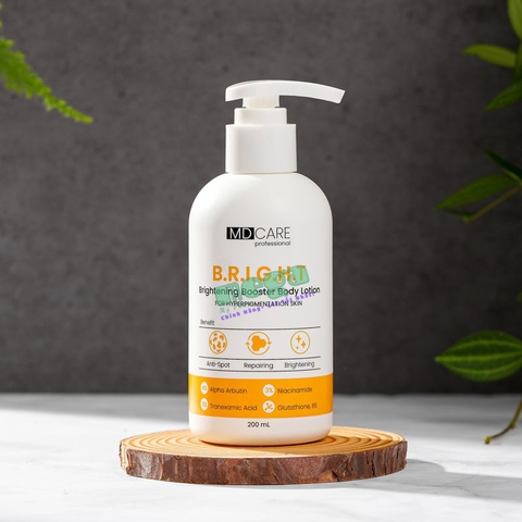 Sữa Dưỡng Thể MD CARE Brightening Booster Body Lotion 200ml – Sáng Da Mờ Thâm