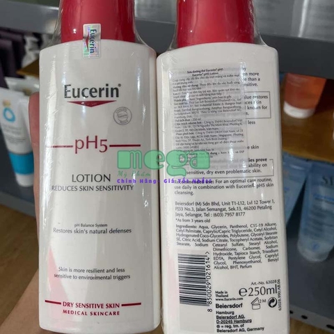 Sữa Dưỡng Thể Eucerin pH5 Lotion 250ml Giá Bao Nhiêu? Mua Ở Đâu Chính Hãng?