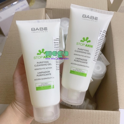 Sữa Rửa Mặt Babe Stop AKN Cleansing Gel 200ml Giá Bao Nhiêu? Mua Ở Đâu Chính Hãng?