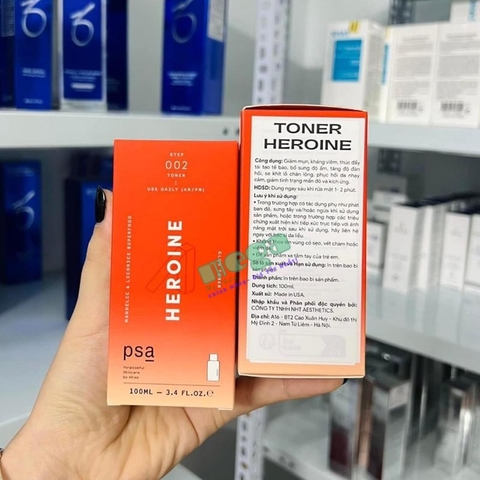 Nước Hoa Hồng Toner Heroine Psa 002 100ml [Chính Hãng]