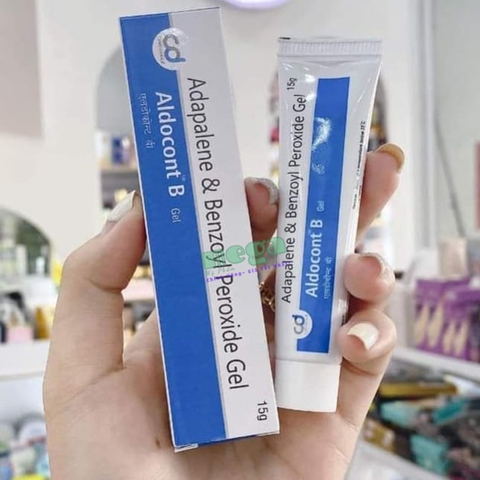 Aldocont B Adapalene & Benzoyl Peroxide Gel – Gel Trị Mụn 15g