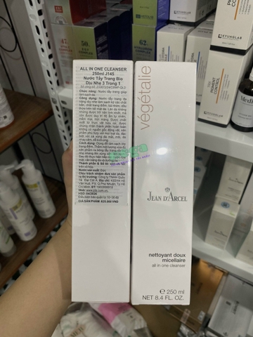 Nước Tẩy Trang Jean D'Arcel Vegitalie All in One Cleanser 250ml - Dịu Nhẹ 3 Trong 1