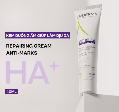 Aderma Epitheliale A.H ULTRA 40ml - Kem Dưỡng Phục Hồi Da  [Chính Hãng]
