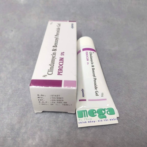 Kem trị mụn Peroclin 15g Giá Bao Nhiêu? Mua Ở Đâu Chính Hãng?