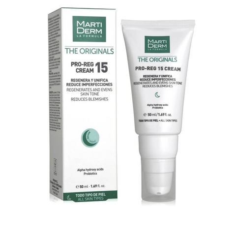 Kem dưỡng đêm tái tạo da chuyên sâu 15% AHA MartiDerm The Originals Pro-Reg 15 Cream