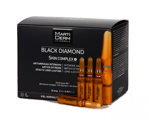 Ampoule trẻ hoá và sáng da Black Diamond Skin Complex hộp 30 Ampoule