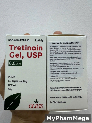 Tretinoin Gel Olivis Mỹ [Chính Hãng]