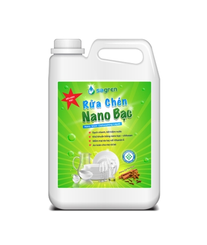 Nước rửa chén nano bạc